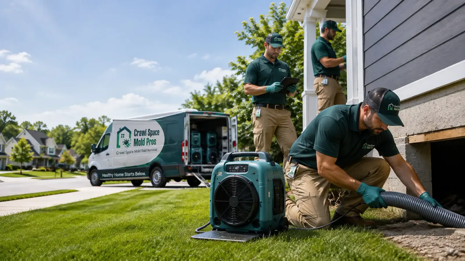 Crawl Space Mold Removal in Yorkshire, OH